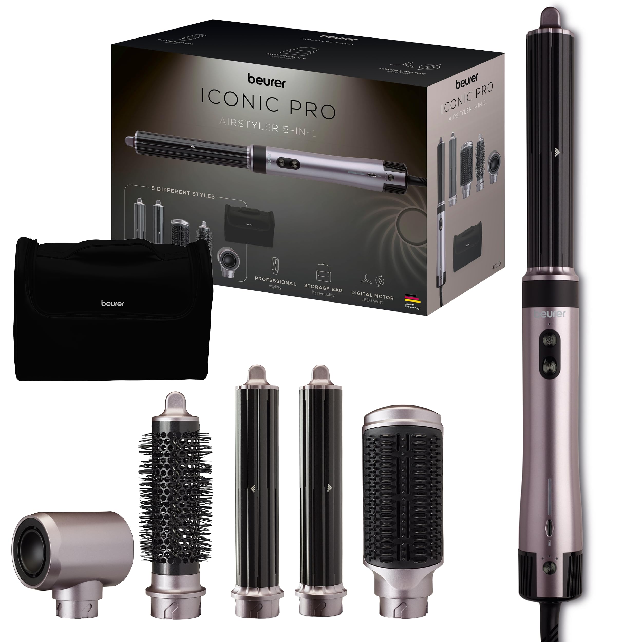 beurer-airstyler-5-in-1-iconic-pro-multifunktionaler-luftstrom-haarstyler-mit-5- image 1