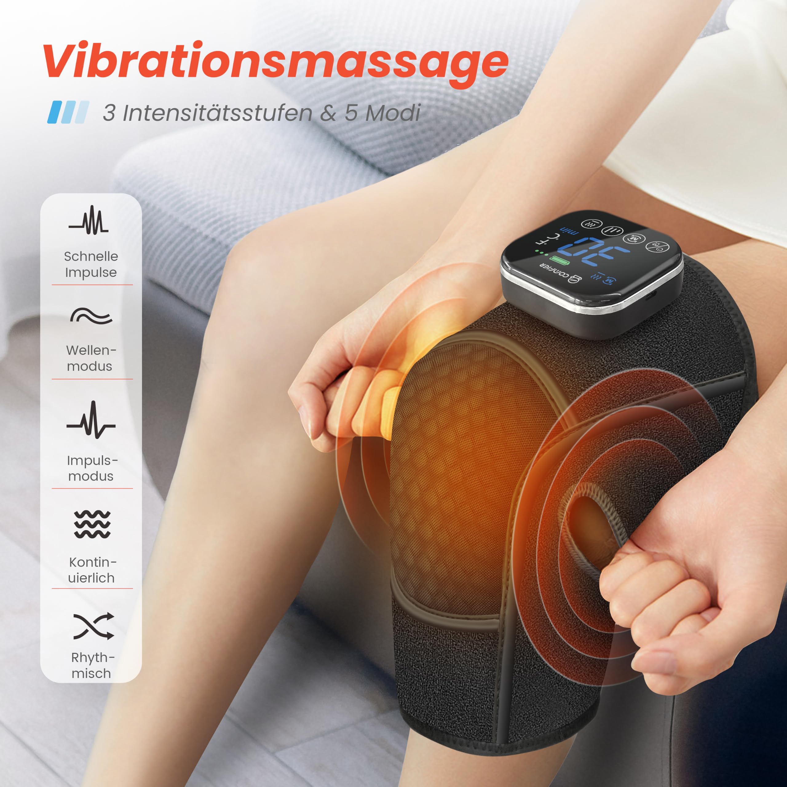 comfier-kabelloses-knie-massageger-t-mit-w-rme-graphen-heizung-mit-4-stufen-35-5 image 3