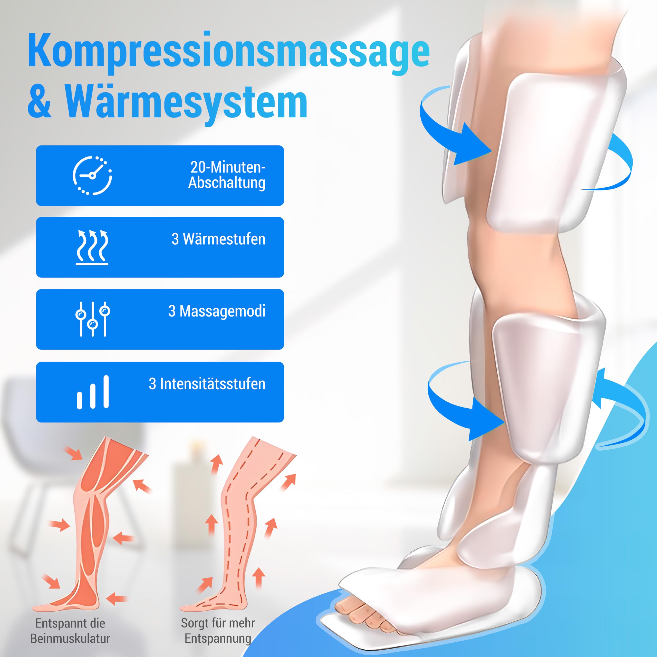 comfier-beinmassageger-t-mit-w-rme-und-luftdruck-kompression-3-modi-3-intensit-t image 2