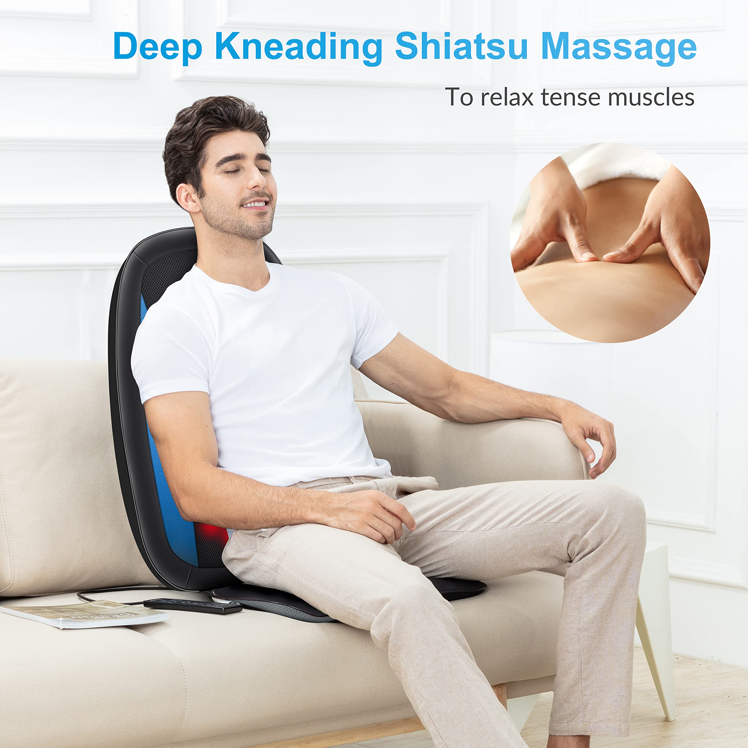 comfier-shiatsu-massagesitzauflage-f-r-nacken-schultern-und-r-cken-mit-w-rme image 2