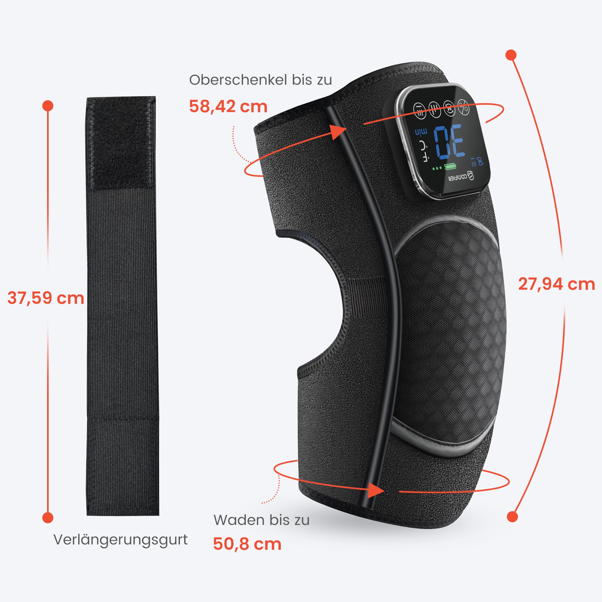 comfier-kabelloses-knie-massageger-t-mit-w-rme-graphen-heizung-mit-4-stufen-35-5 image 7
