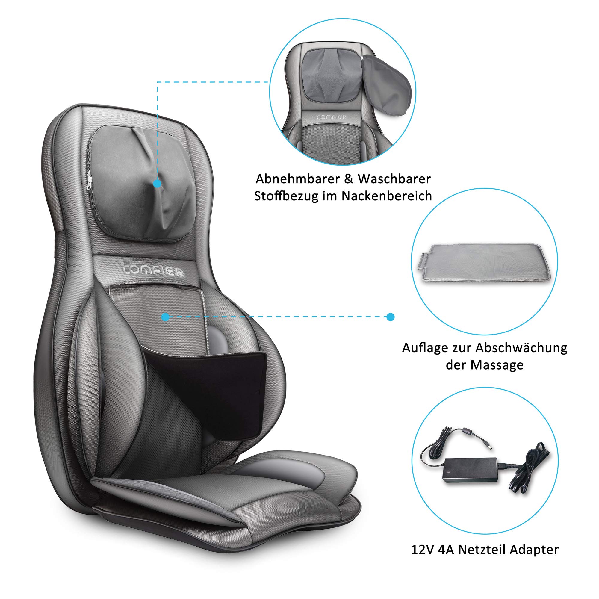 comfier-shiatsu-massagesitzauflage-mit-w-rme-3d-knetmassage-rollenmassage-vibrat image 7